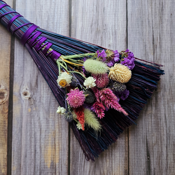 Floral Witch Broomsticks
