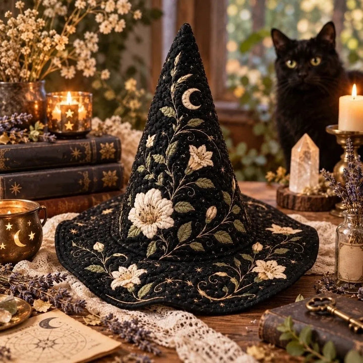 Floral Witch Hat