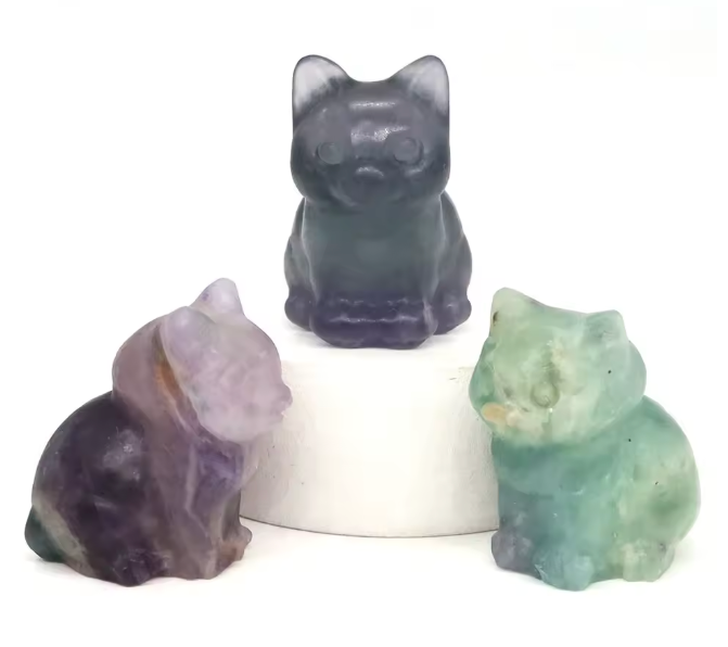 Fluorite Cat Crystals