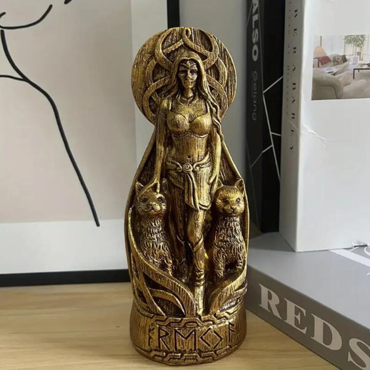 Freya Goddess Figurine Statue