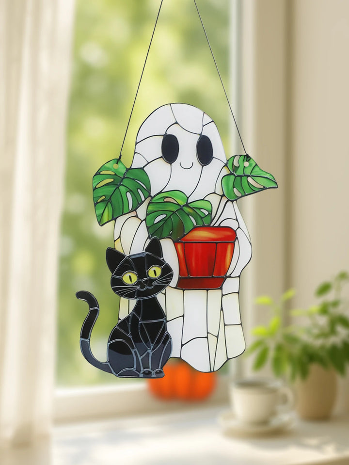 Ghost Cat Plant Suncatcher