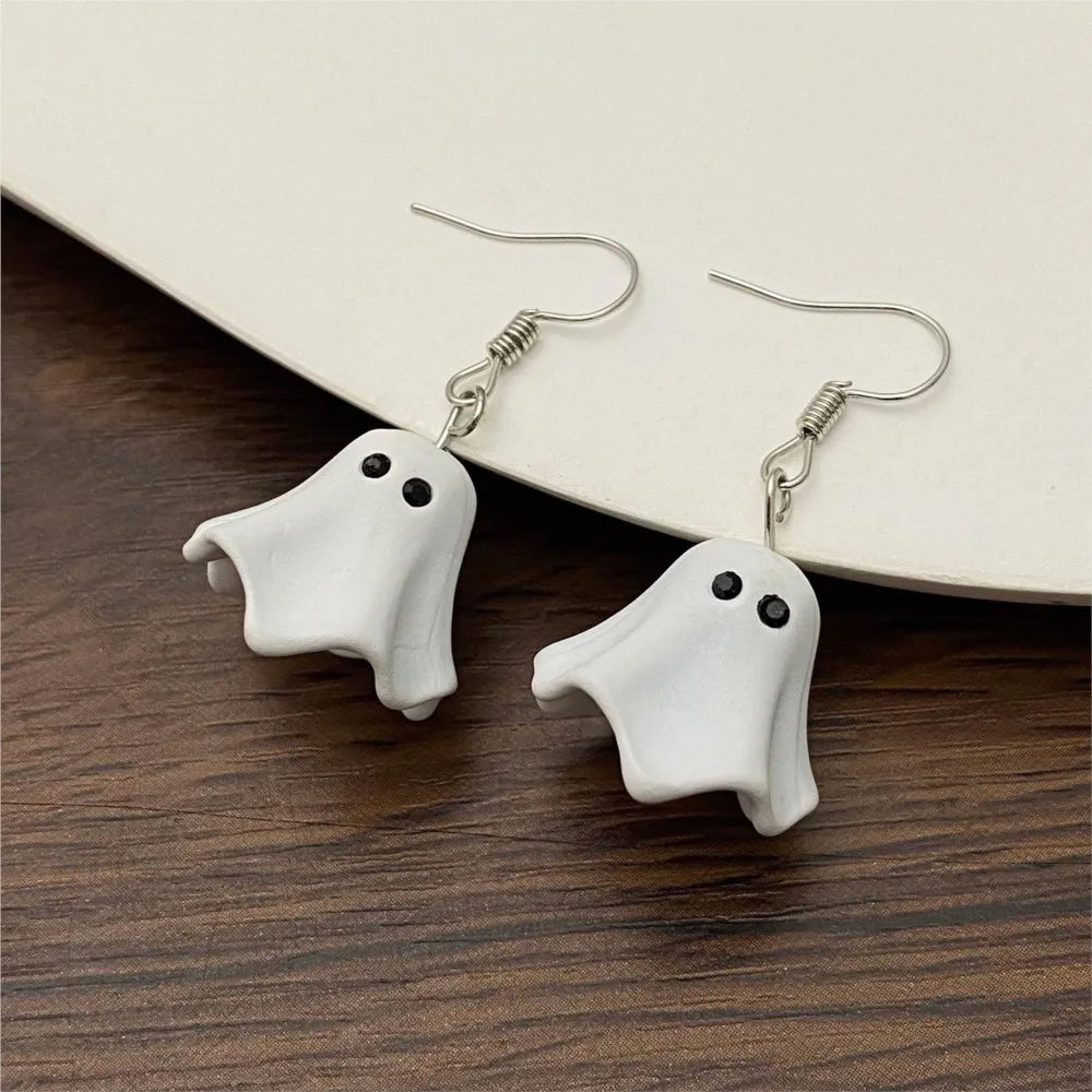 Ghost Earrings For Halloween