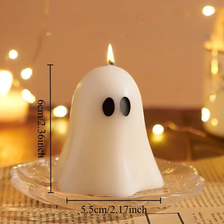 Ghost Halloween Candle