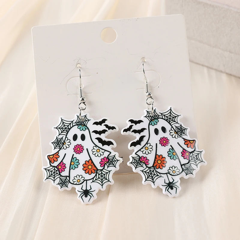 Ghost Halloween Earrings