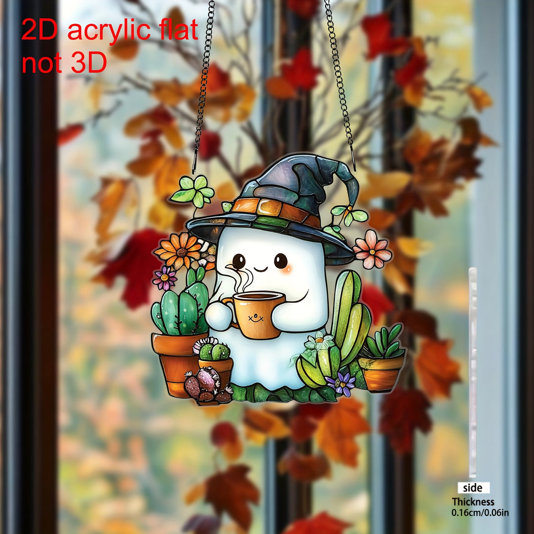 Ghost Halloween Suncactcher