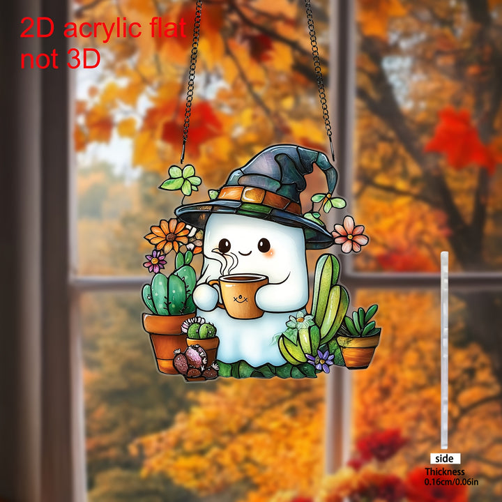 Ghost Halloween Suncactchers