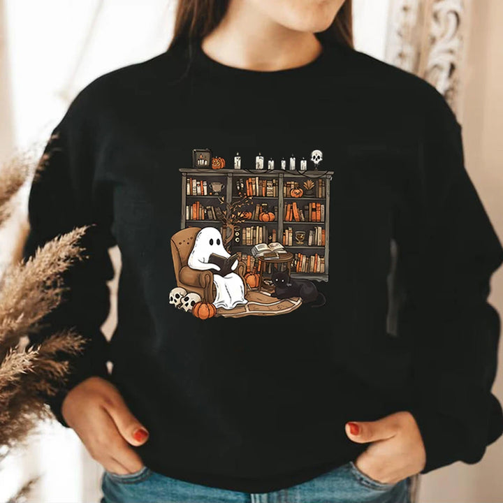 Ghost Library Books Sweatshirt - Black