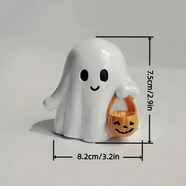 Ghost Pumpkin Statue