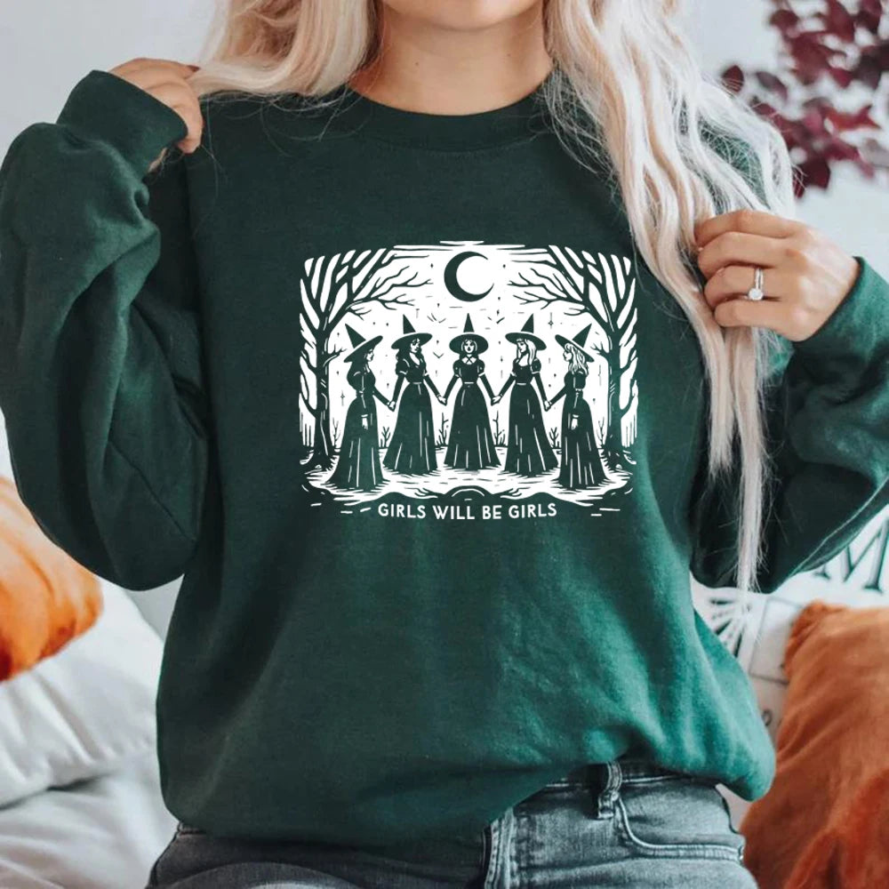 Girls Will Be Girls Sweatshirt - Green
