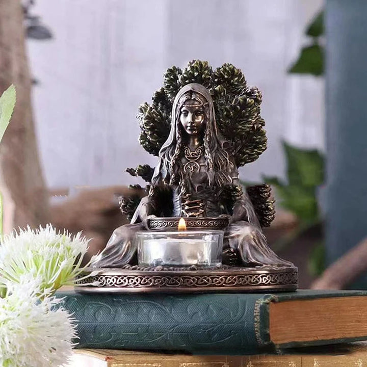 Goddess Candle Holder