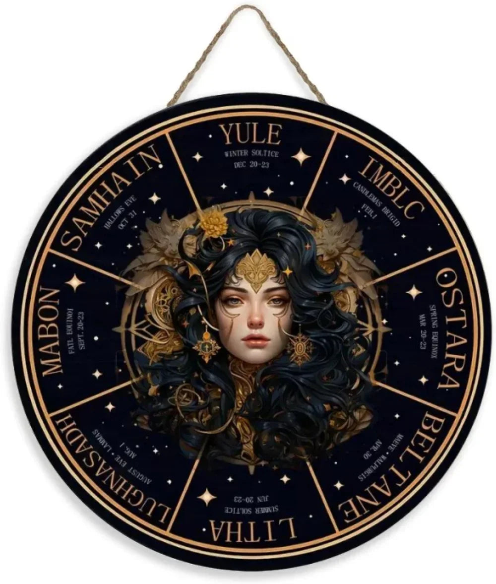 Goddess Wheel of The Year Pagan Calendar