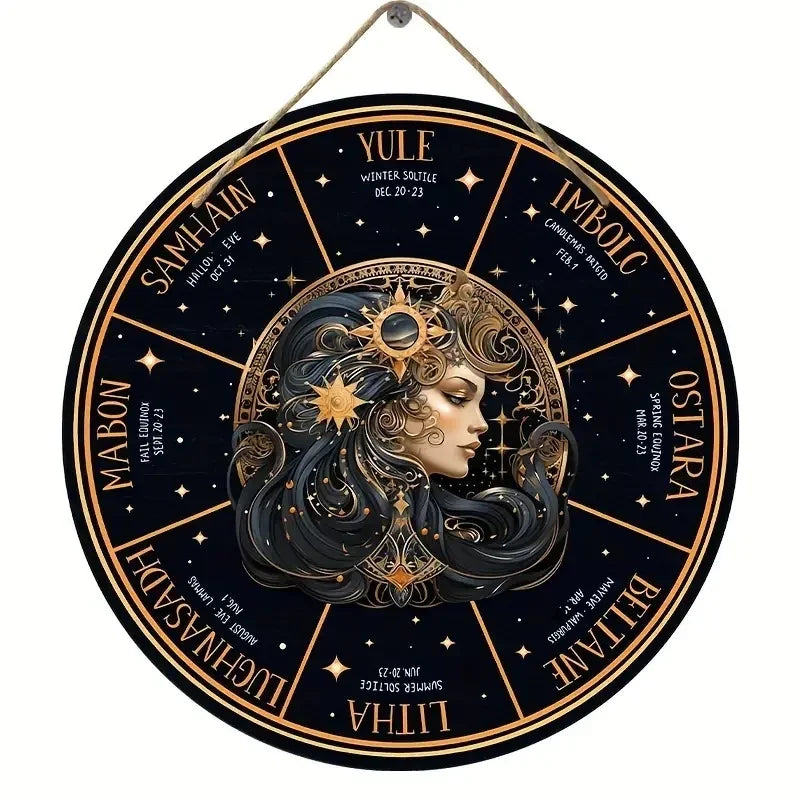 Goddess Wheel of The Year Pagan Calendar