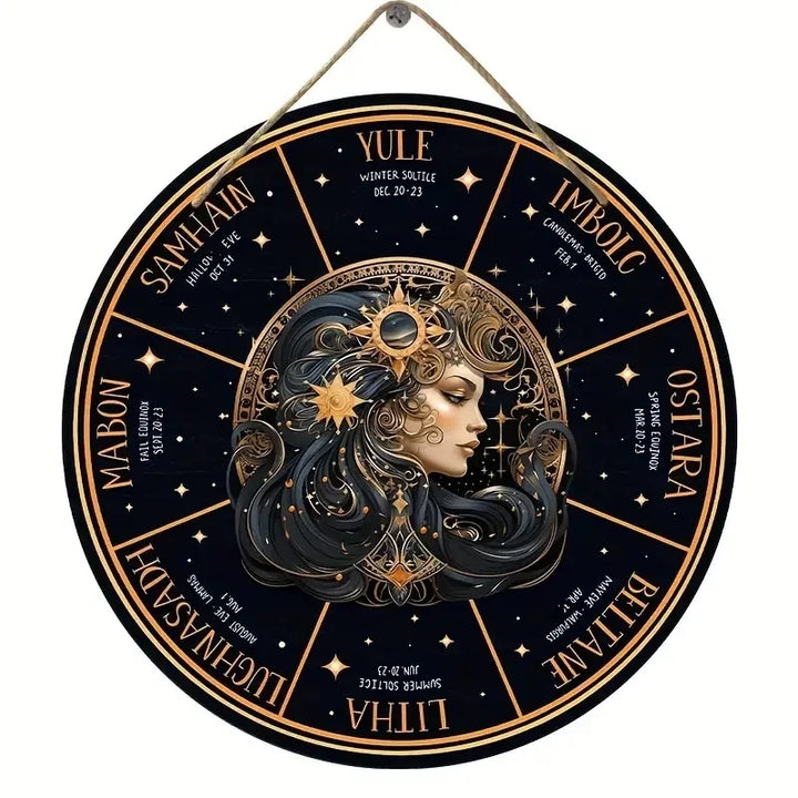 Goddess Wheel of The Year Pagan Calendar