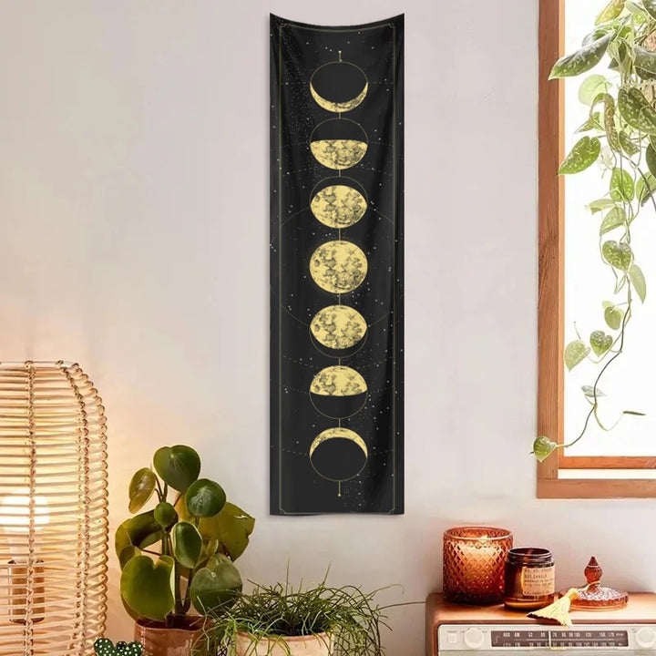 Gold Moon Phase Banner