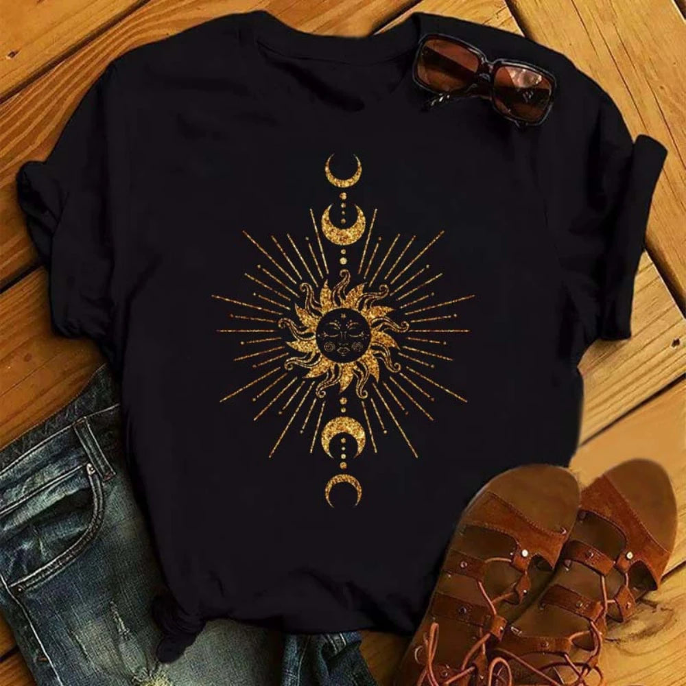 Gold Moon Sun T-Shirt
