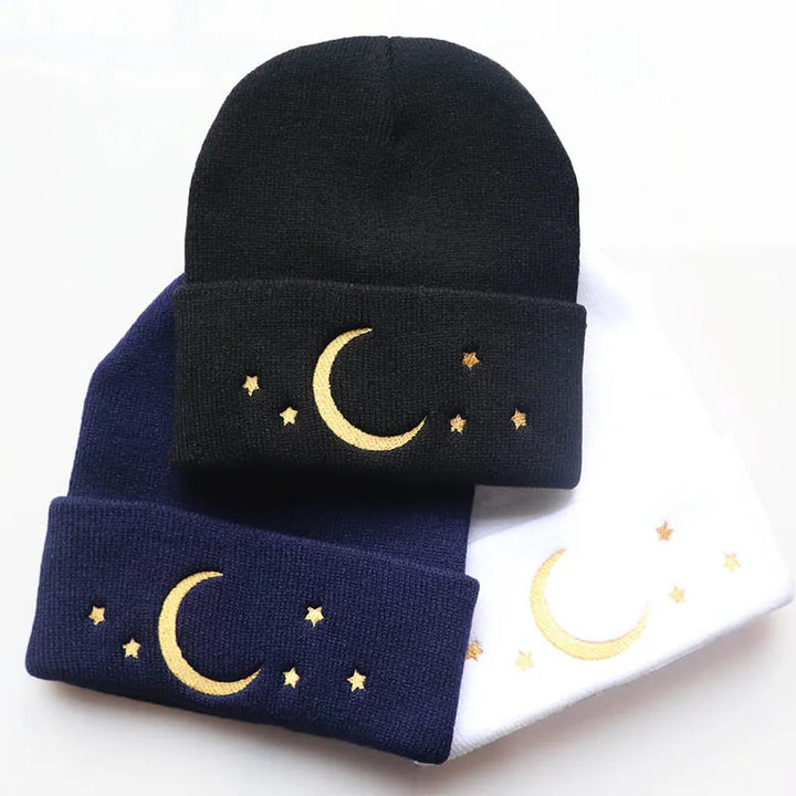 Golden Moon & Stars Beanies