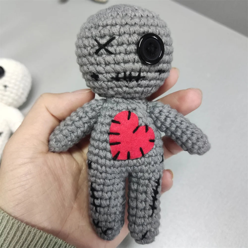 Gray Poppet Doll
