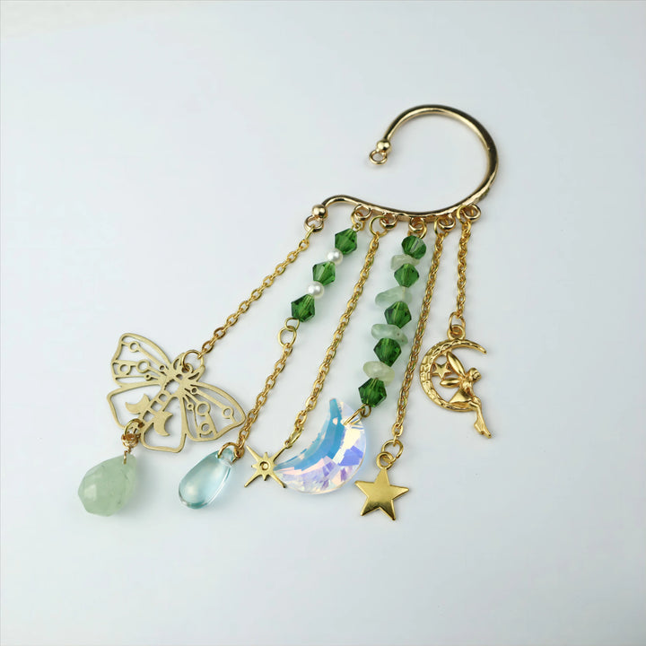 Green Aventurine Fairy Ear Cuff