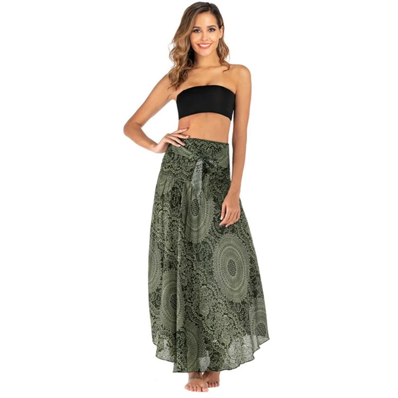 Green Bohemian Skirt