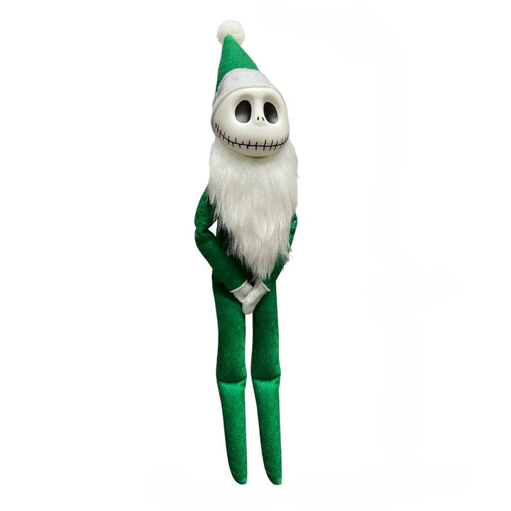 Green Jack Skellington Santa Doll