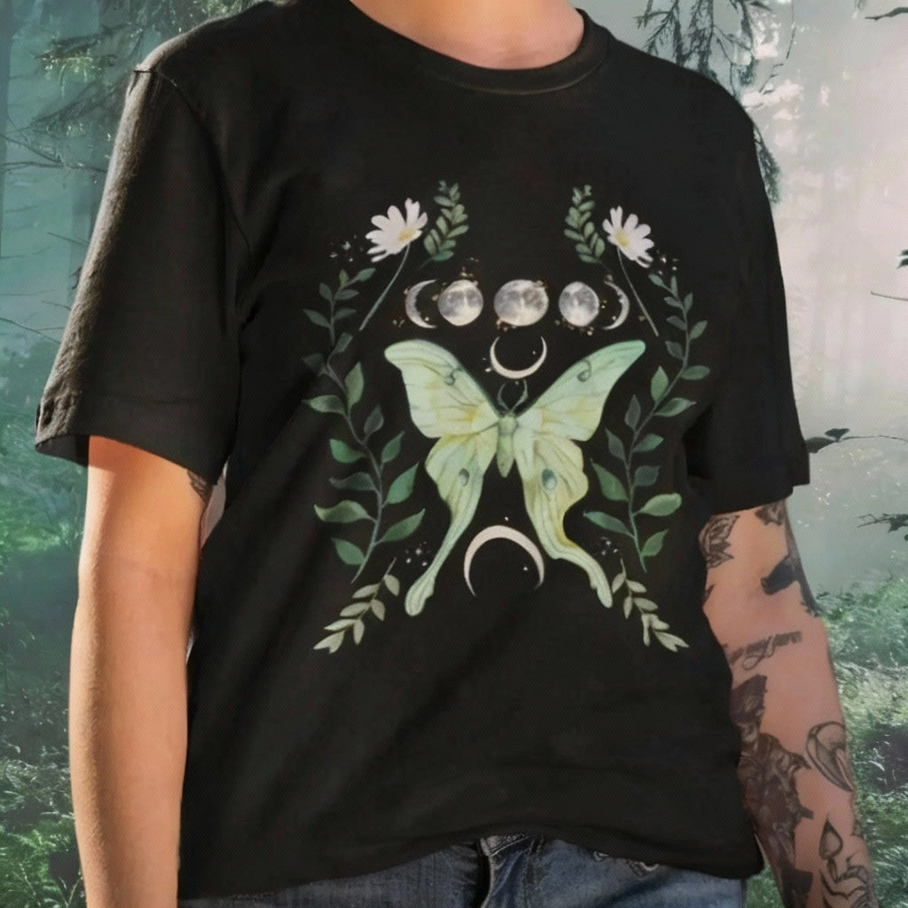 Green Luna Moth T Shirt