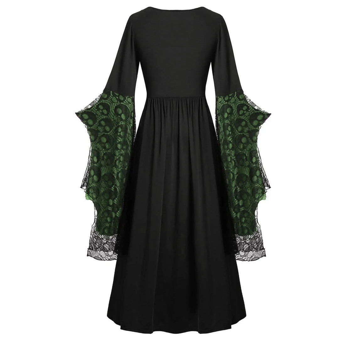 Green Witch Halloween Costume - Back