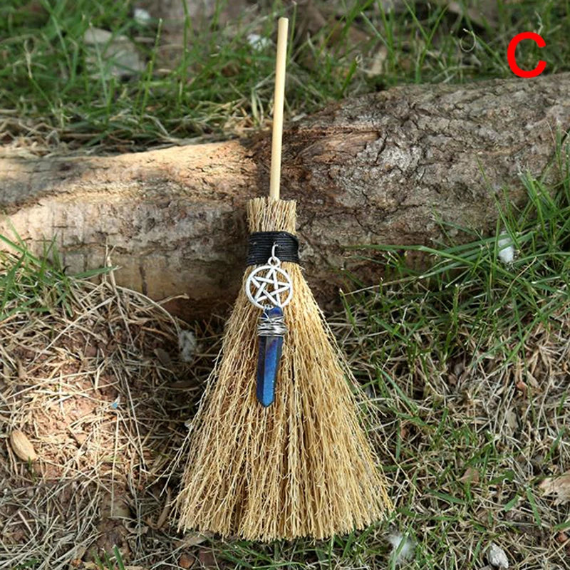 Mini Crystal Charm Witch Broom For Sale Online | Green Witch Creations