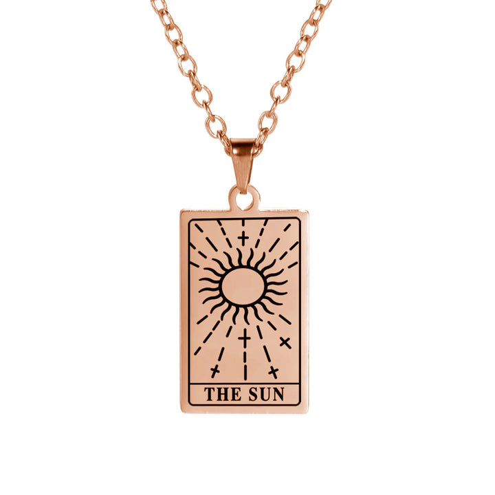 The Sun Tarot Card Necklaces | Green Witch Creations