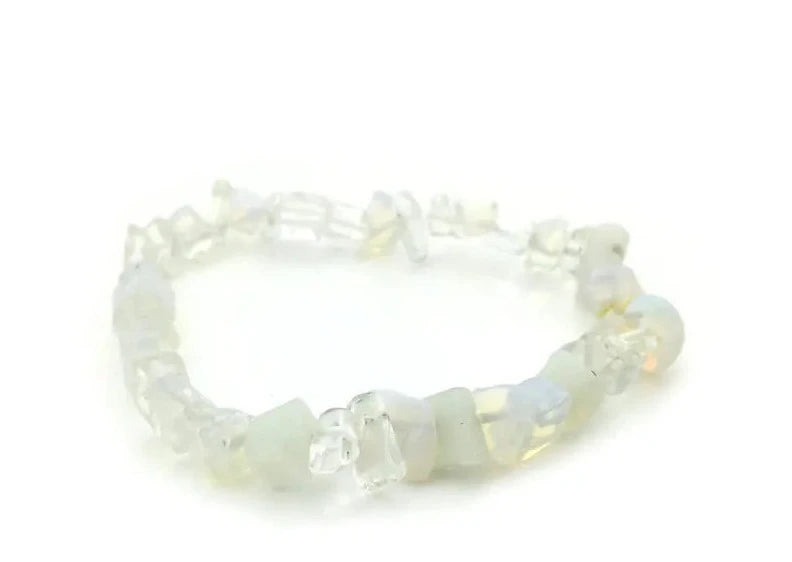 Opalite Crystal Chip Bracelets For Sale | Green Witch Creations