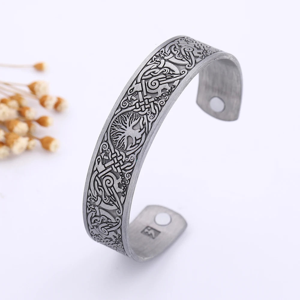 Silver Celtic Tree Of Life Bracelet