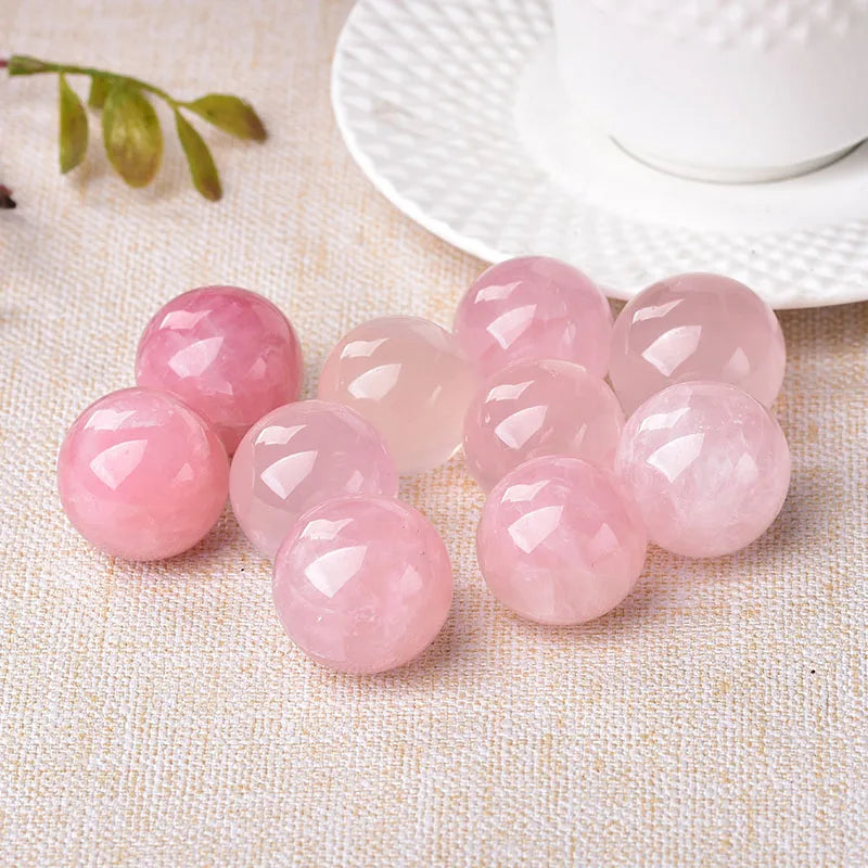 Rose Quartz Crystal Balls Spheres | Green Witch Creations