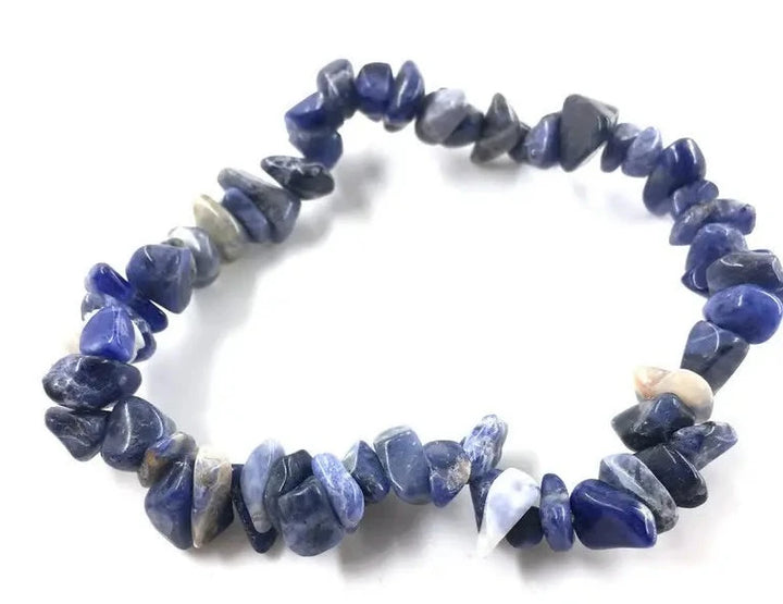 Sodalite Crystal Chip Bracelets For Sale | Green Witch Creations