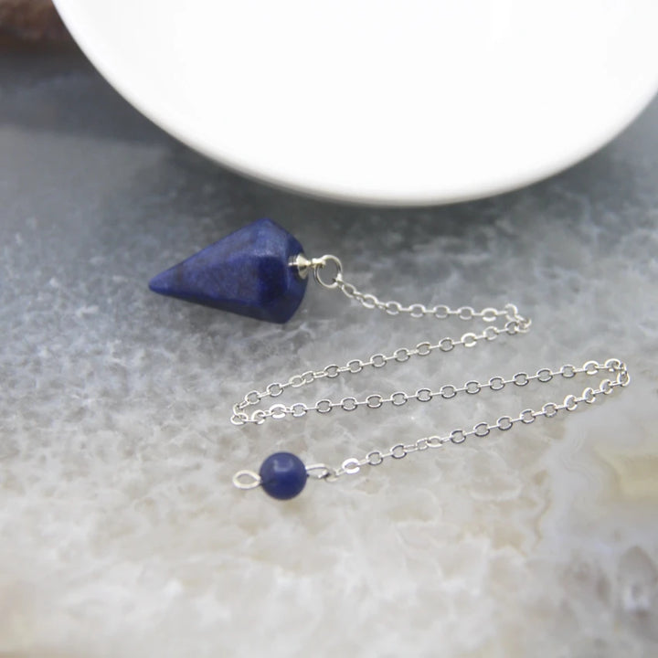 Lapis Lazuli Crystal Pendulums | Green Witch Creations