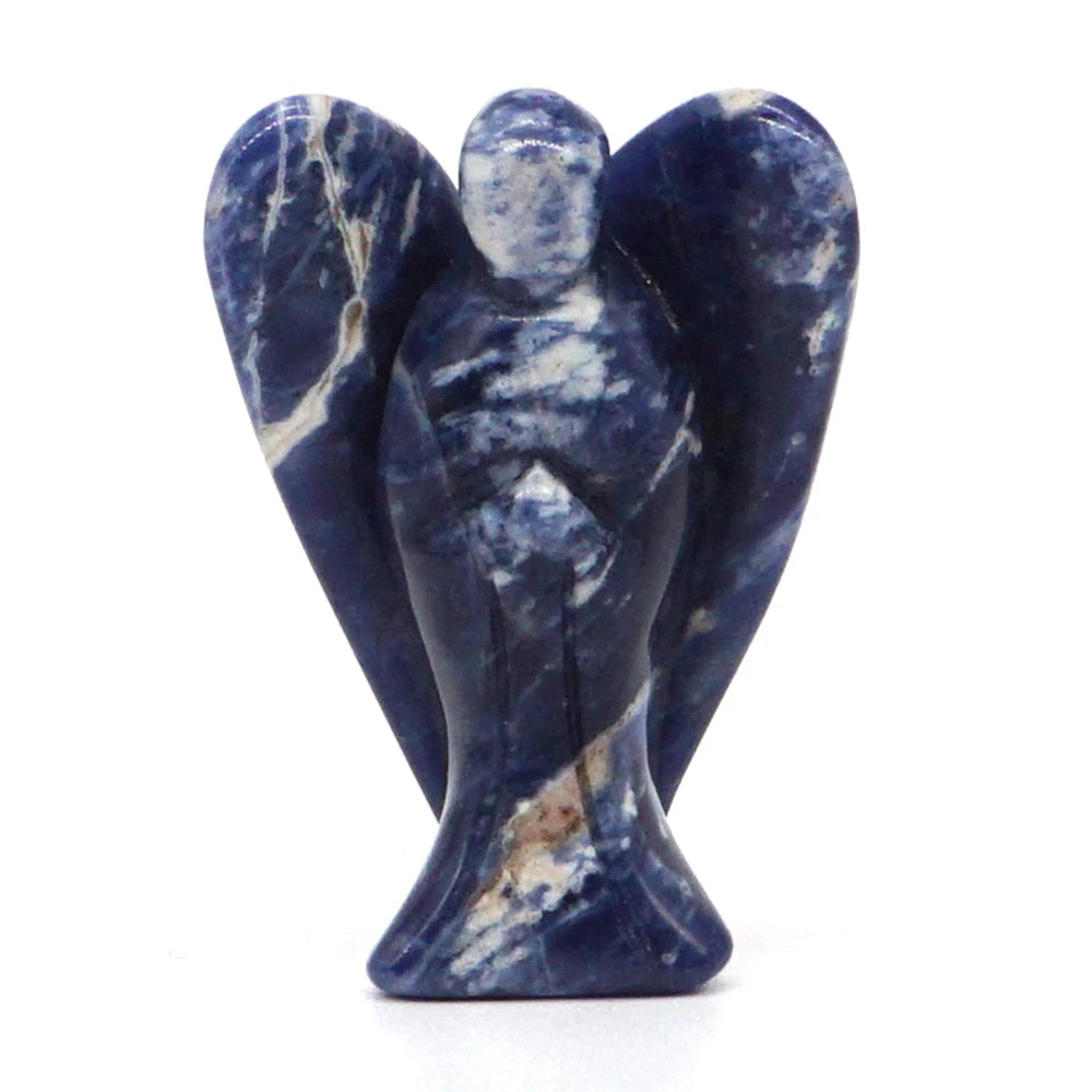 Sodalite Crystal Angel Figurines | Green Witch Creations