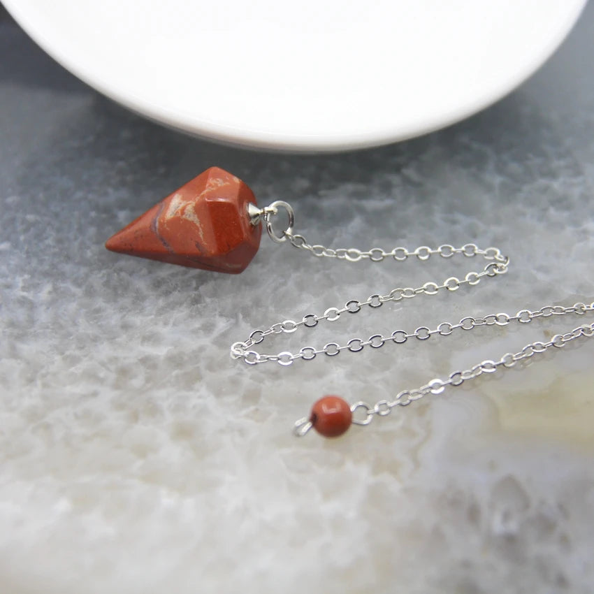 Red Jasper Crystal Pendulums | Green Witch Creations