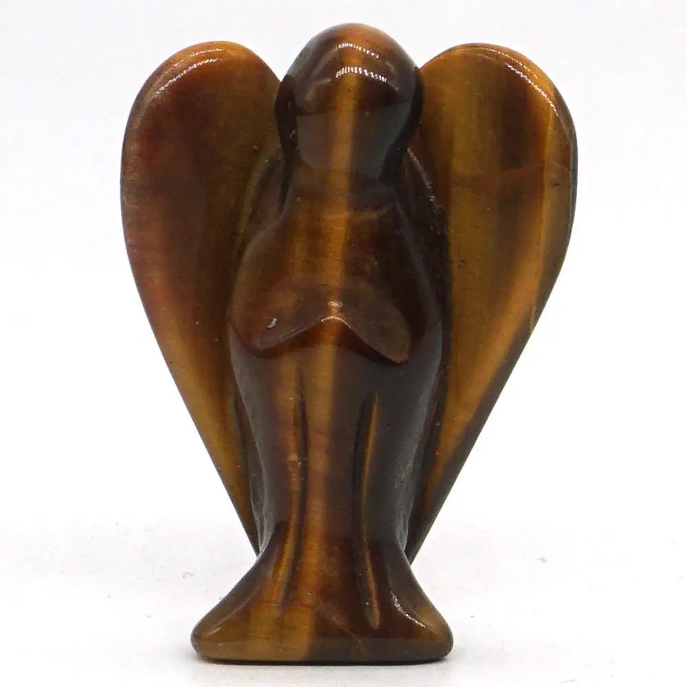 Tigers Eye Crystal Angel Figurines | Green Witch Creations