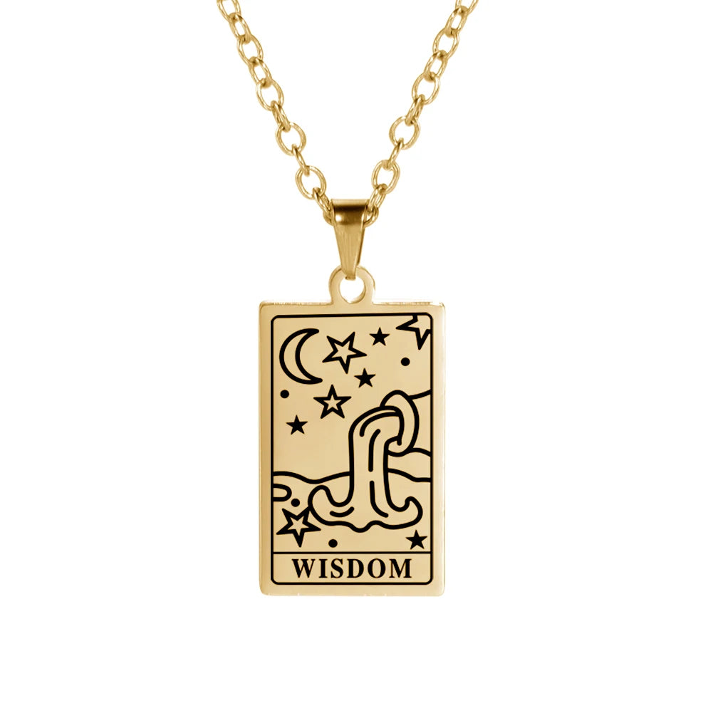 Wisdom Tarot Card Necklaces | Green Witch Creations