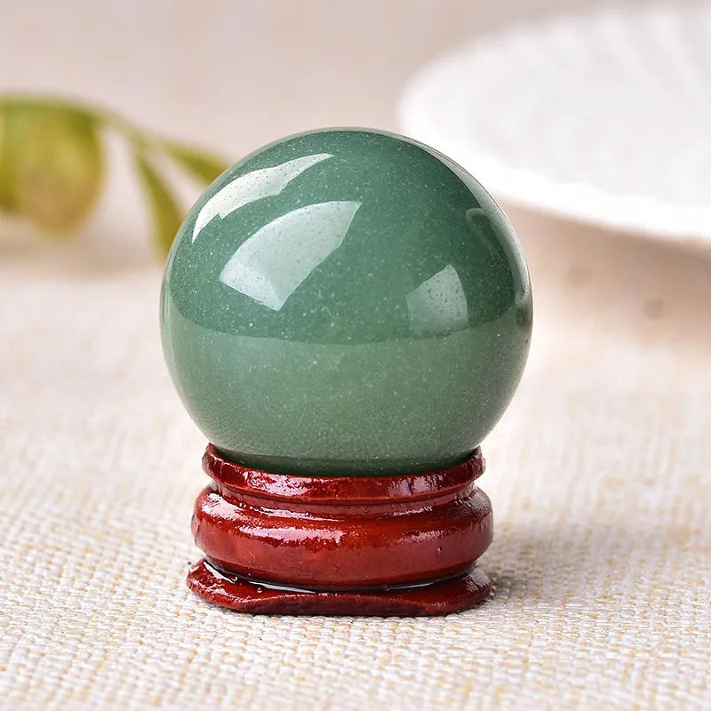 Green Aventurine Crystal Balls Spheres | Green Witch Creations