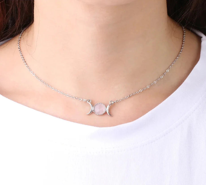 Buy Triple Moon Crystal Necklaces