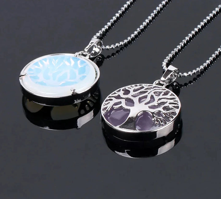 Tree of Life Crystal Necklaces | Green Witch Creations