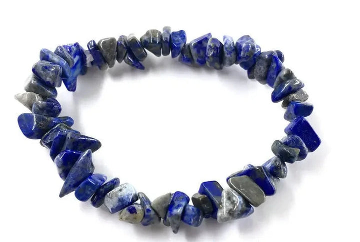 Lapis Lazuli Crystal Chip Bracelets For Sale | Green Witch Creations