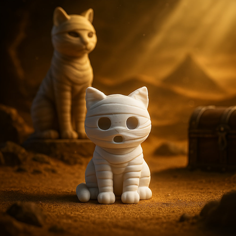 Halloween Cat Statue