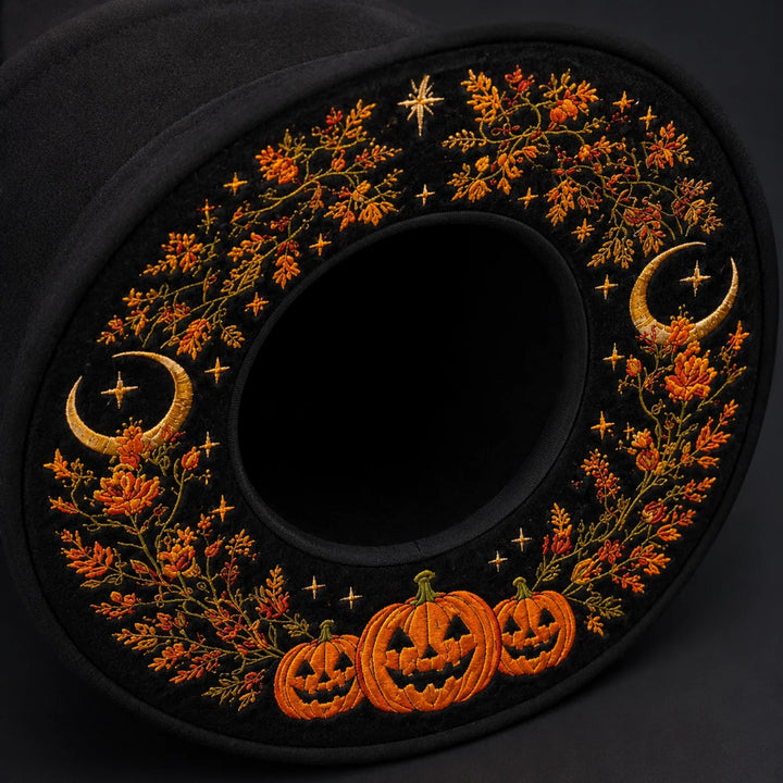Halloween Jack O Lantern Fedora Hat