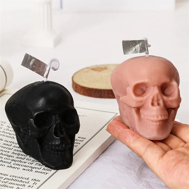 Halloween Skull Candles