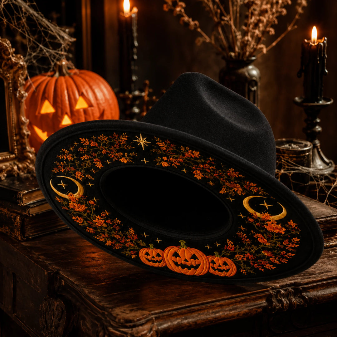 Halloween Wide Brim Hat