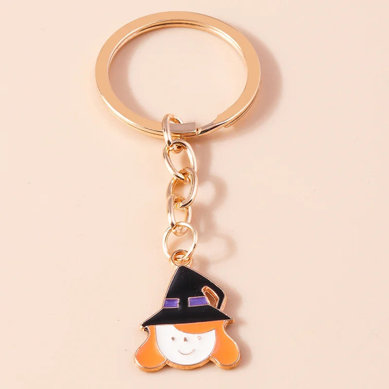 Halloween Witch Keychains