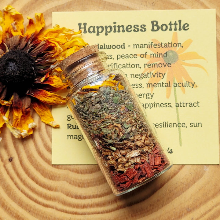 Happiness Spell Bottles