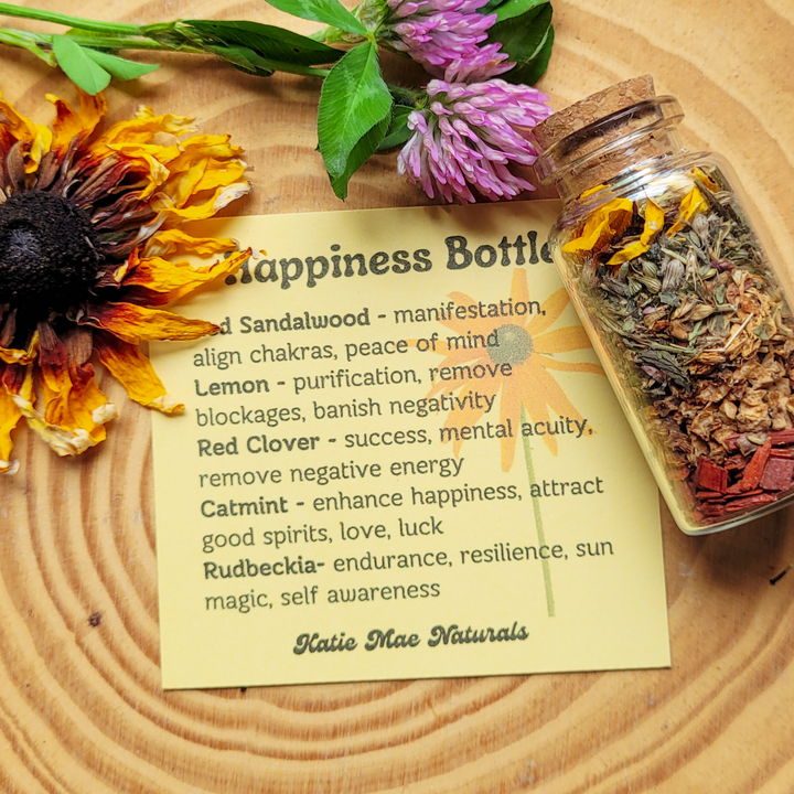 Happiness Witchcraft Spell Bottle