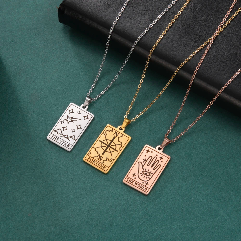 Tarot Card Necklaces | Green Witch Creations