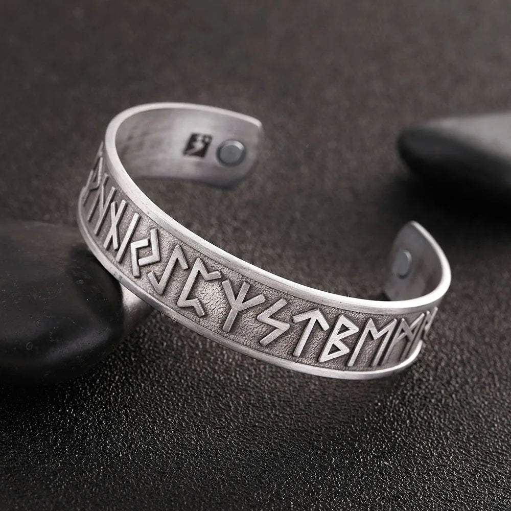 Rune Celtic Silver Bracelet